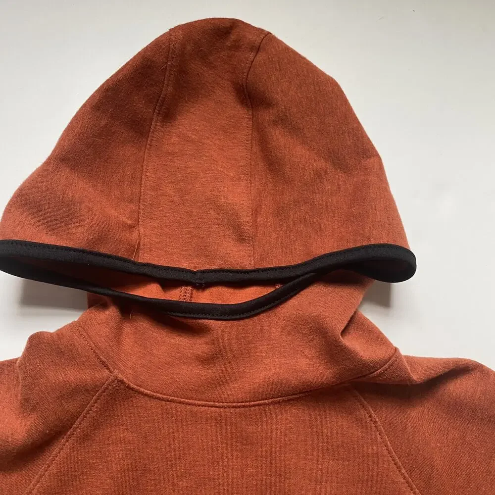 Old Navy Rust Burnt Orange Active Dynamic Tech Hoodie